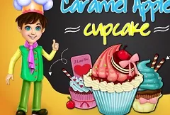 Cooking Games, Caramel Apple Cupcakes, Games-kids.com