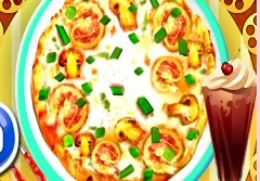 Cooking Games, Carbonara Pizza, Games-kids.com