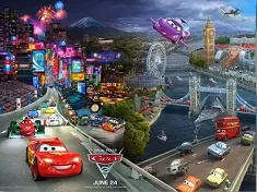 Cars Disney Games, Cars Night Puzzle, Games-kids.com