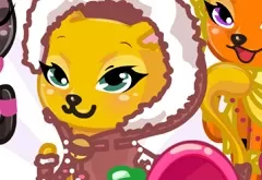 Animal Games, Cat Fashion Designer, Games-kids.com