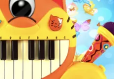 Educational Games, Cat Piano, Games-kids.com