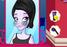 Monster High Games, Catrine Demew Artsy Makeover, Games-kids.com