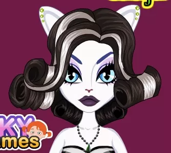 Monster High Games, Catrine Demew Colorful Hairstyles, Games-kids.com