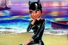 Girl Games, Catwoman Night Kissing, Games-kids.com