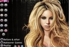 Celebrities Games,  Celebrity Shakira Makeover, Games-kids.com