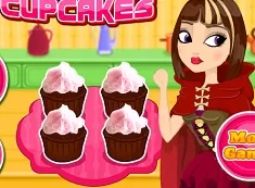 Ever After High Games, Cerise Hood Chocolate Fairy Cupcakes, Games-kids.com