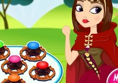 Ever After High Games, Cerise Hood Chocolate Pretzel Treats, Games-kids.com