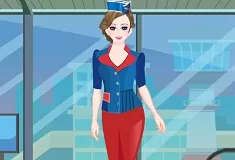 Girl Games, Charming Air Hostess, Games-kids.com