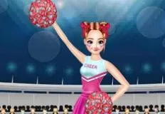 Frozen  Games, Cheerleader Girl Anna, Games-kids.com