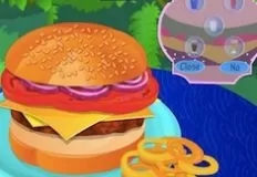 Cooking Games, Cheese Burger, Games-kids.com