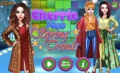 Girl Games, Cherrie New Spring Trends, Games-kids.com