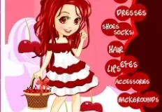 Girl Games, Cherry Girl Dress Up, Games-kids.com