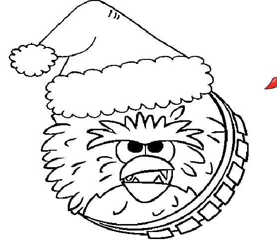 Christmas Games, Chewbacca Christmas Coloring, Games-kids.com