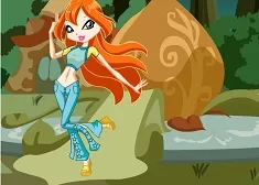 Winx Games, Chibbi Bloom Dress Up, Games-kids.com