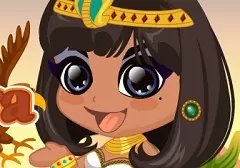 Dress Up Games, Chibi Cleopatra, Games-kids.com