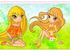 Winx Games, Chibi Winx Rotate Puzzle, Games-kids.com