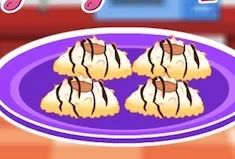 Cooking Games, Chocolate and Almond Macaroons, Games-kids.com