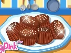 Cooking Games, Chocolate Banana Muffins, Games-kids.com
