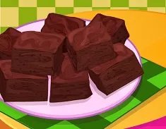 Cooking Games, Chocolate Brownies, Games-kids.com