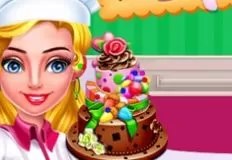 Barbie Games, Chocolate Cake Cooking Party, Games-kids.com