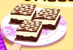 Cooking Games, Chocolate Cream Cheese Bars, Games-kids.com