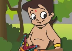 Chhota Bheem Games, Chota Bheem Monkey Ambush, Games-kids.com