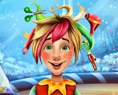 Christmas Games, Christmas Elf Real Hairstyle, Games-kids.com