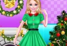 Barbie Games, Christmas Fashion Nail Salon, Games-kids.com