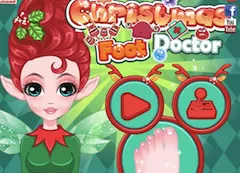 Doctor Games, Christmas Foot Doctor, Games-kids.com