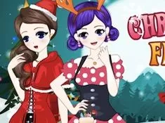 Girl Games, Christmas Friends, Games-kids.com