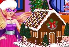 Barbie Games,  Christmas Gingerbread House, Games-kids.com