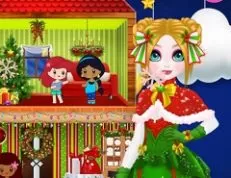 Princess Games, Christmas Puppet Princess House, Games-kids.com