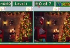 Christmas Games, Christmas Room Differences, Games-kids.com