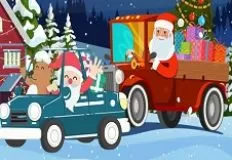 Christmas Games, Christmas Vehicles Hidden Tires, Games-kids.com
