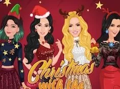 Celebrities Games, Christmas with the Kardashians Sisters, Games-kids.com