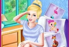 Cinderella Games, Cinderella Ankle Animal Tattoo, Games-kids.com