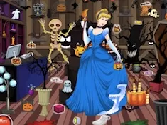 Cinderella Games, Cinderella Halloween Shop Cleaning, Games-kids.com