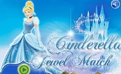 Cinderella Games, Cinderella Jewel Match, Games-kids.com