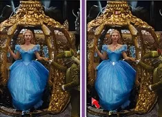 Cinderella Games, Cinderella Spot 6 Differences, Games-kids.com