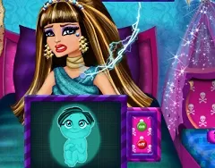 Monster High Games, Cleo de Nile Baby Birth, Games-kids.com