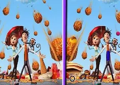 Cloudy With a Chance of Meatballs Games, Cloudy with a Chance of Meatballs Spot the Differences, Games-kids.com