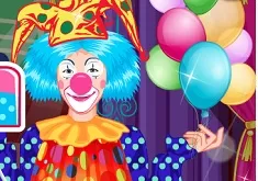 Girl Games, Clown Clean Up Makeover, Games-kids.com