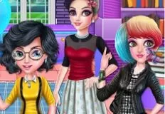 Girl Games, College Girl Squad Fashion Dress Up, Games-kids.com