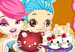 Cooking Games, Color Girls Hello Kitty Desserts, Games-kids.com