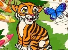 Animal Games, Color Me Jungle Animals, Games-kids.com