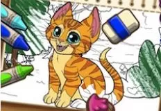 Coloring Games, Color Me Pets, Games-kids.com