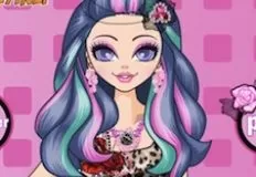 Hairstyle games, Colorful Hairstyles Makeover, Games-kids.com