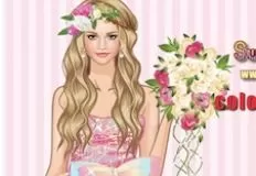 Girl Games, Colorful Wedding Dress Up, Games-kids.com