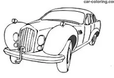 Cars Games, Coloring Book Old Car, Games-kids.com