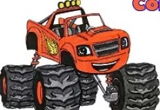 Blaze and The Monster Machines Games, Coloring Monster Machines, Games-kids.com